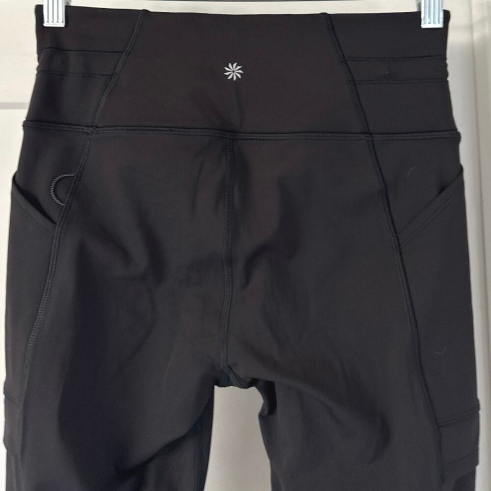 Athleta Rainier High Rise Cargo Legging Size Small in Black *411198 *EUC - Picture 7 of 11
